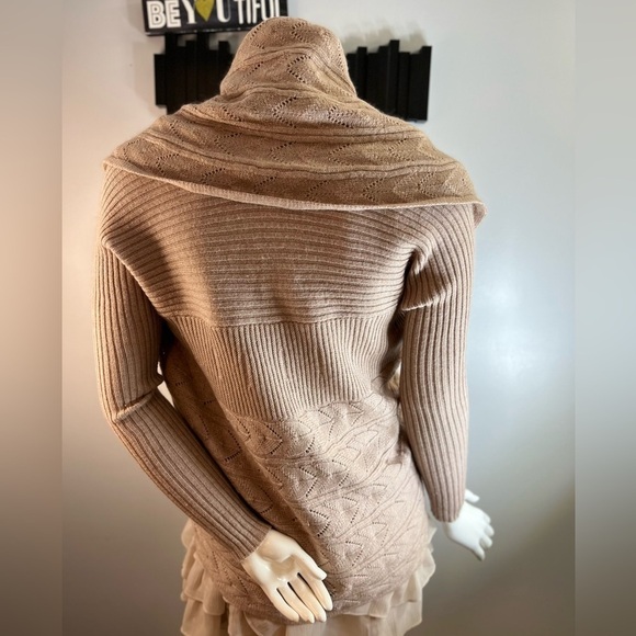 MAX Studio Merino Wool Cocoon Cardigan Size Small - Picture 6 of 9